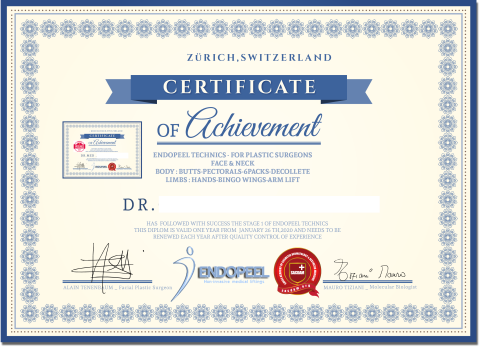 Endopeel Resmi Sertifikası