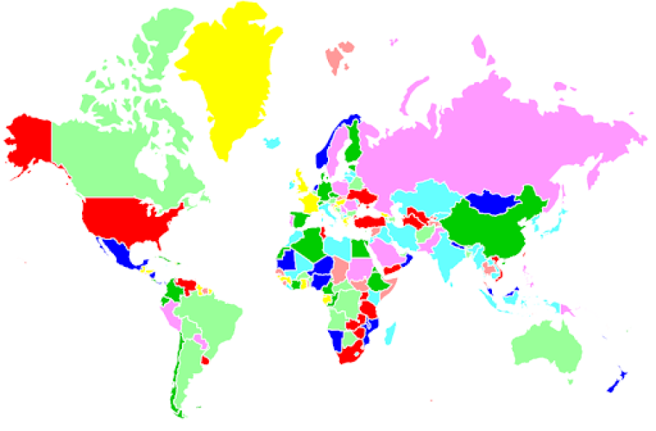 atölyeler dünya haritası